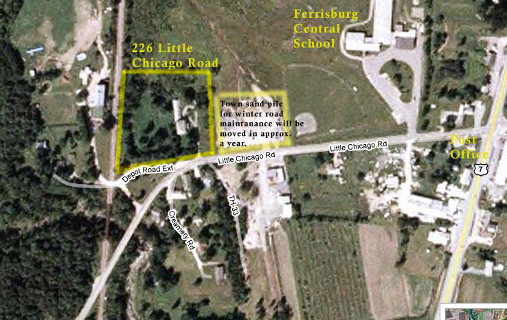 Satellite view of property at 226 Little Chicago Rd